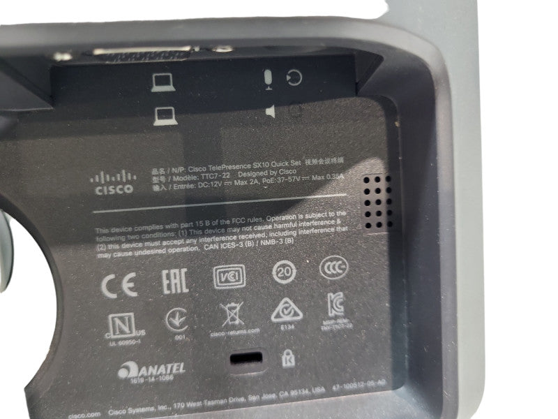 Cisco TelePresence SX10 Conference Camera TTC7-22 &