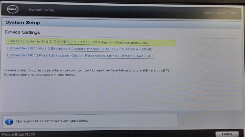 Dell PE R230 Server | Xeon E3-1240 v5 @ 3.50GHz 32GB DDR4 H330 Raid 1x PSU )
