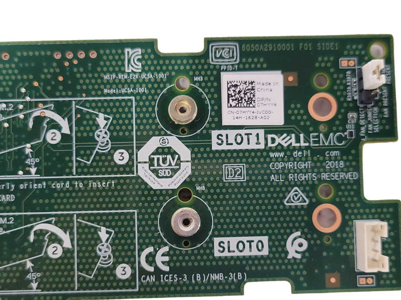 Dell 07HYY4 Boss-S1 Network Controller Card PCIe 2x M.2 Slots 7HYY4 _