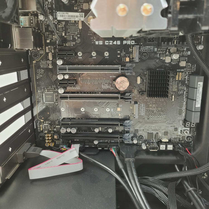 Custom PC ASUS WS C246 PRO MOBO with i9-9900 @3.10GHz 16GB RAM Plz READ  -