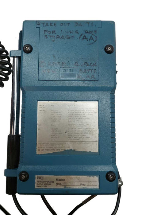 TSI VelociCalc Model: 8350 Air Velocity Meter  =