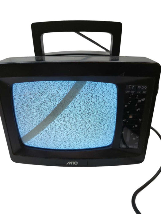 MTC 5\\" Portable TV Black/White AM/FM Radio UHF Model: MTV-65AF â