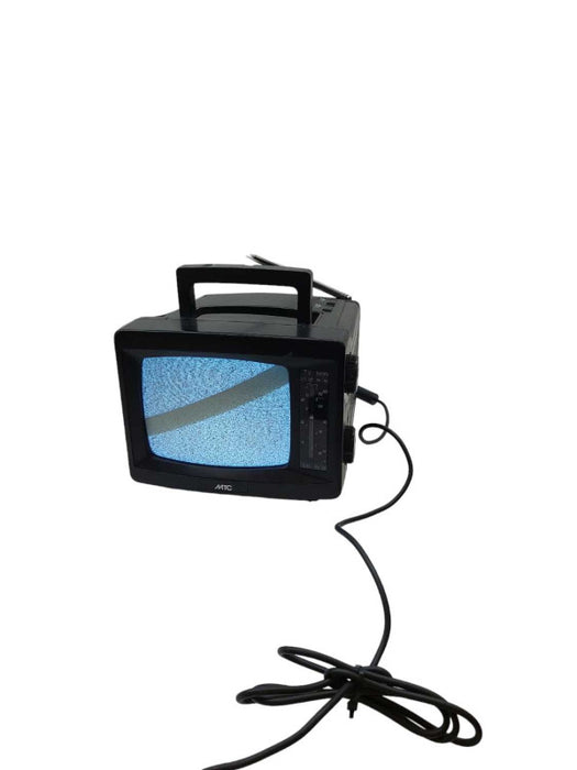 MTC 5\\" Portable TV Black/White AM/FM Radio UHF Model: MTV-65AF â