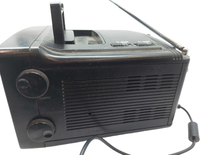 MTC 5\\" Portable TV Black/White AM/FM Radio UHF Model: MTV-65AF â