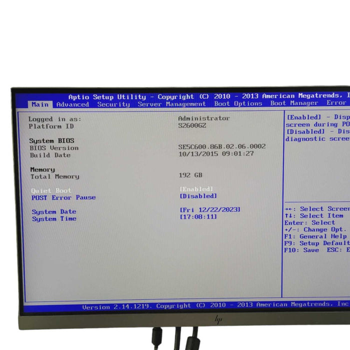 Intel Server S2600GZ with 2x Xeon E5-2640 v2 @2.00GHz 192GB RAM  -