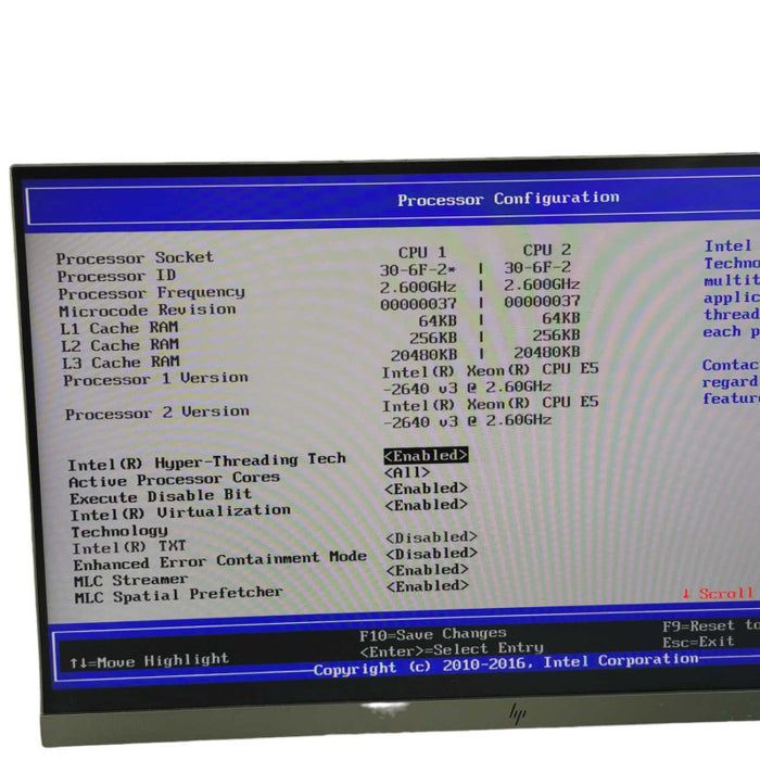 Intel Server S2600WT with 2x Xeon E5-2640 v3 @2.60GHz 64GB DDR4  -