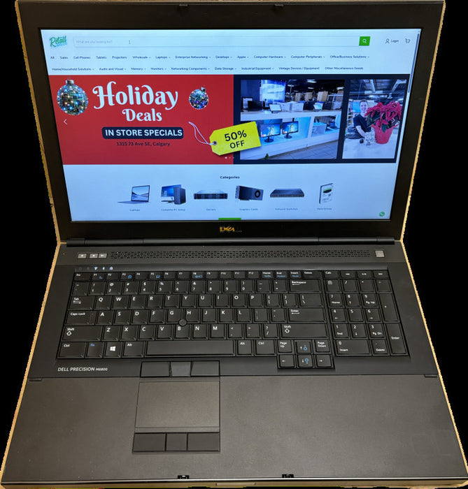 DELL PRECISION M6800 i7-4800MQ QUADRO K4100M 4GB GPU 32GB RAM 400GB SSD READ!