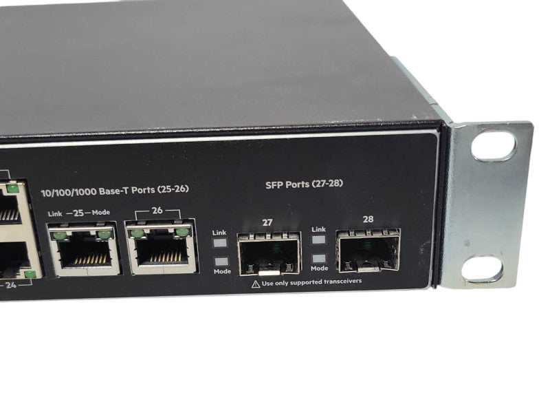 HP ARUBA J9779A 2530-24 POE+ SWITCH W/ RACK MOUNT EARS _