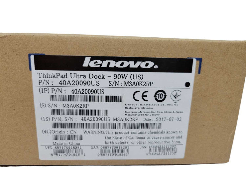 ThinkPad Ultra Dock - 90W (US) 40A20090US %