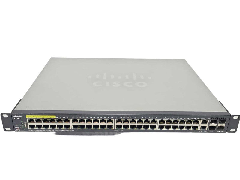 Cisco SG350X-48MP-K9 V03 Rack-Mountable Gigabit Ethernet Switch, READ _