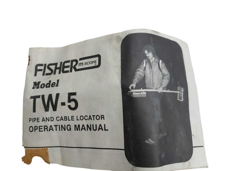 Fisher M-Scope Model: TW-5 Pipe and Cable Locator Receiver and Transmitter =