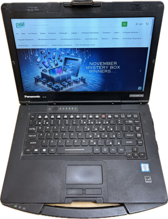 PANASONIC TOUGHBOOK CF-54 Intel i5-6300U@2.4GHz 16GB RAM 256 SSD 6210Hrs READ