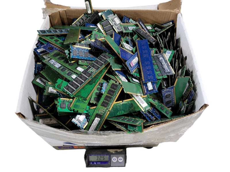 Scrap Non-Heat sink RAM/Memory 32.5lb/14.7KG AS-IS READ $