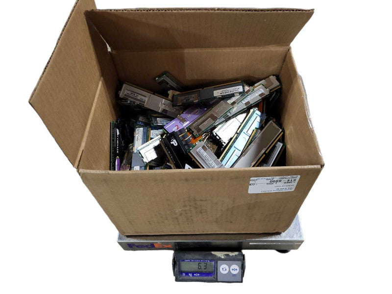 Scrap Heat sink RAM/Memory 14.1lb/6.3KG AS-IS READ $