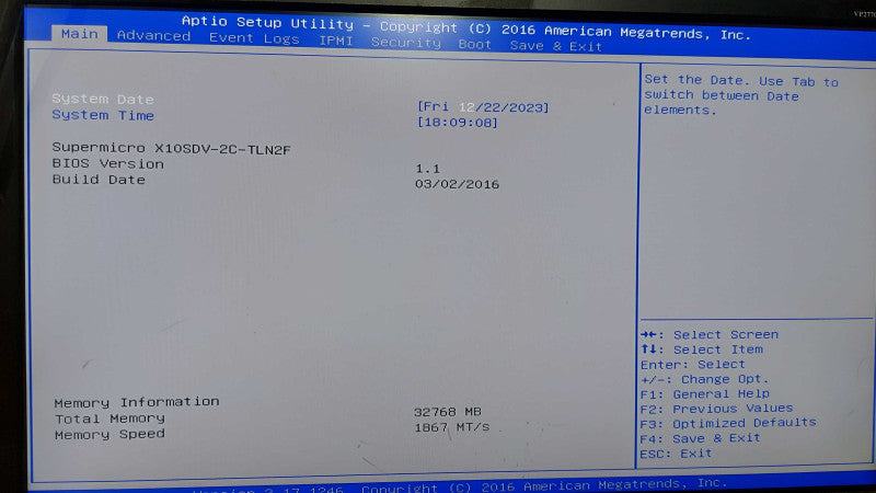 Supermicro X10SDV-2C-TLN2F Micro-Server Pentium D1508 32GB ram 32TB Storage #