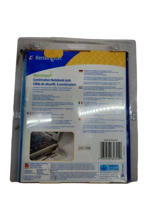 Kensington MicroSaver Combination Notebook Lock %