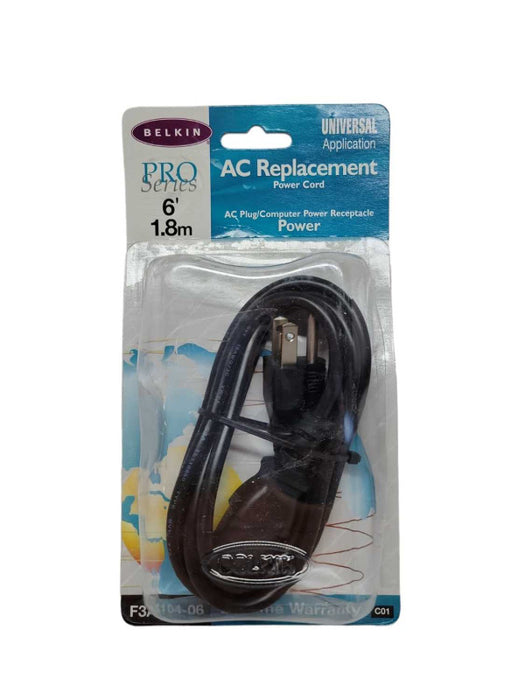 Univer AC Replacement Power Cord 6\\' Q%