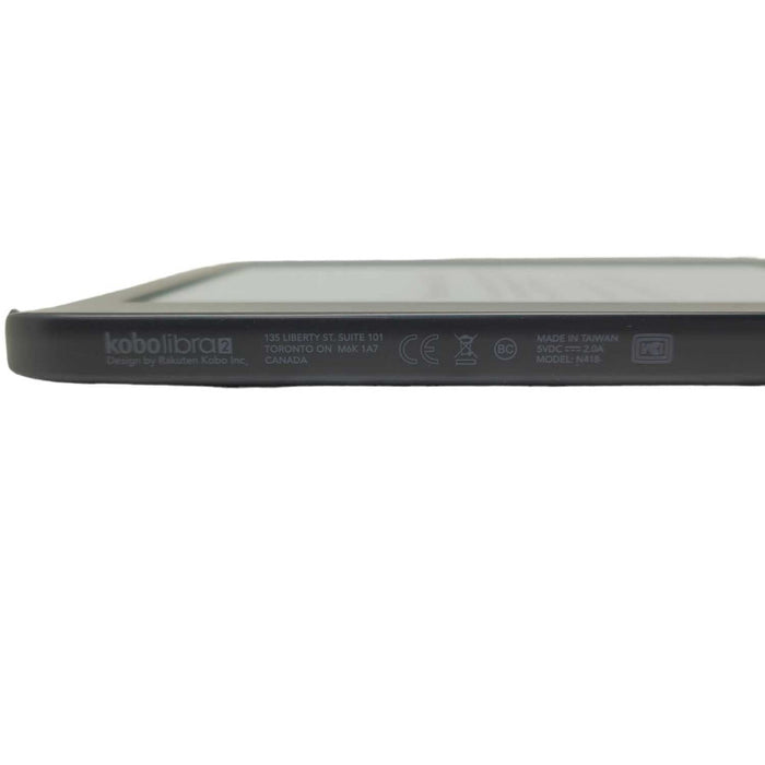 Kobo Libra 2 eReader N418 Black with Black Case  -