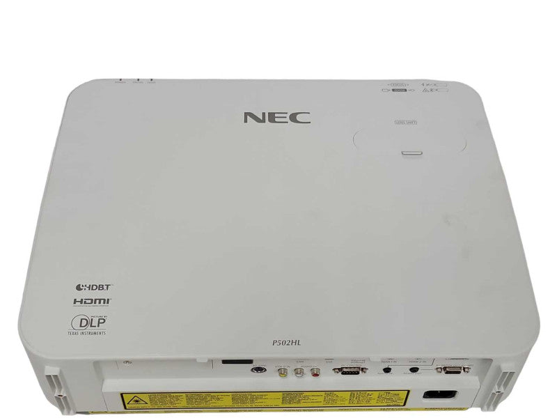 NEC NP-P502HL 5000 ANSI Lumen DLP Large Venue Projector 1080P 22255 Hrs _