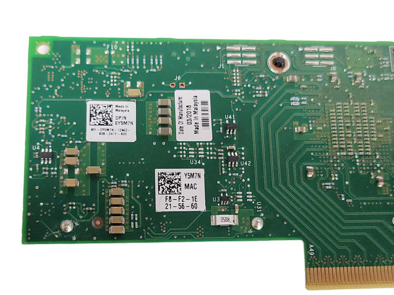 DELL INTEL X710-DA2 DUAL PORT 10GB NETWORK ADAPTER CARD 0Y5M7N _