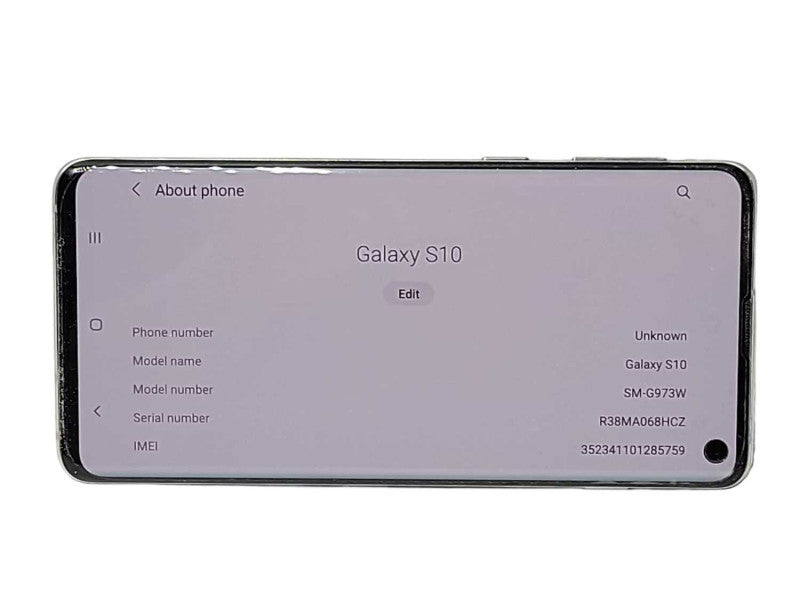 Samsung Galaxy S10 128GB (SM-G973W) Smart Phone _