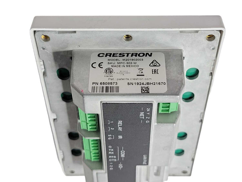 Crestron MPC3-302-W-Series Media Presentation Controller White 6508573 SEE Q_