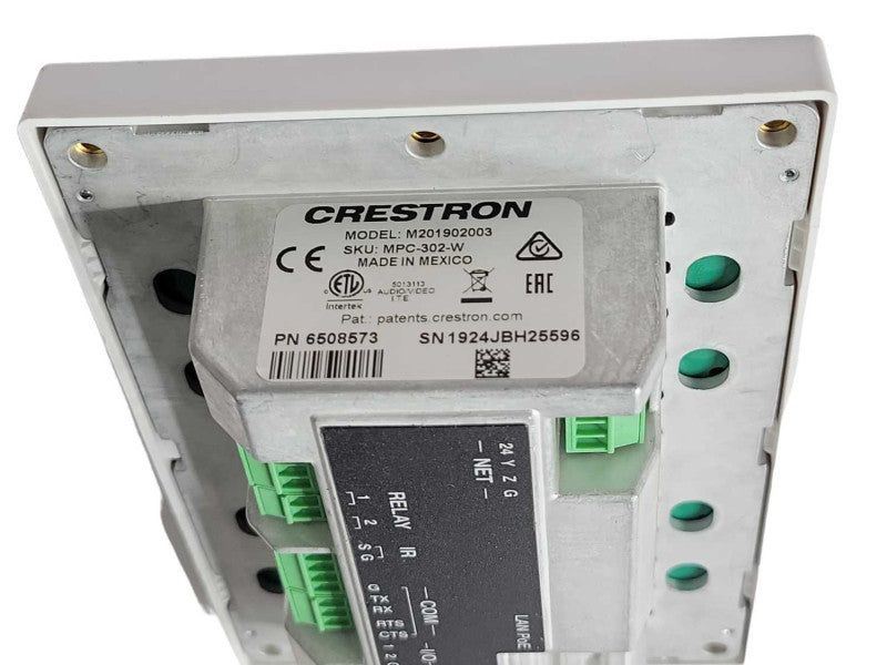Crestron MPC3-302-W-Series Media Presentation Controller White 6508573 SEE Q_