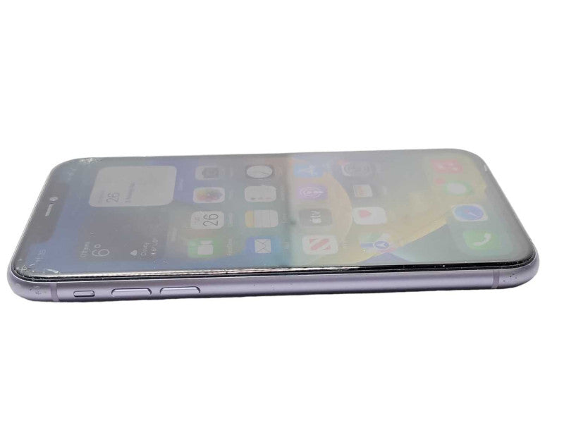 Apple iPhone 11 128GB UNLOCKED Cracked Screen and Back, READ _