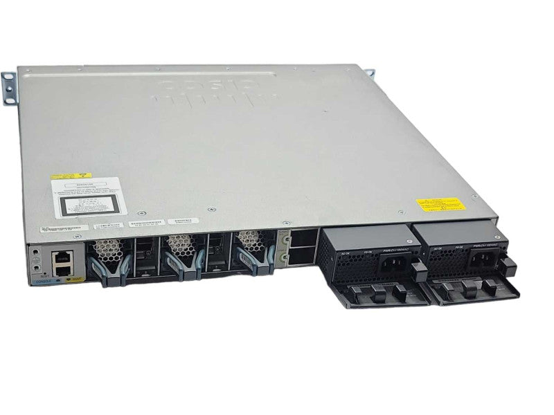 Cisco WS-C3850-48F-E 3850 Switch 48-port Gig PoE, 2x 1100WAC, IPservices, SEE Q_