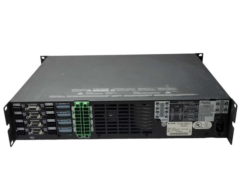 QSC CX168 8-Ch Pro Amplifier Rackmount Parts/Repair, READ _