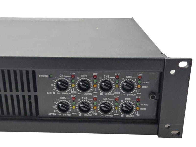 QSC CX168 8-Ch Pro Amplifier Rackmount Parts/Repair, READ _