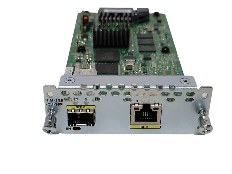 Cisco NIM-1GE-CU-SFP 1-port GE WAN NIM, dual-mode RJ45 & SFP _
