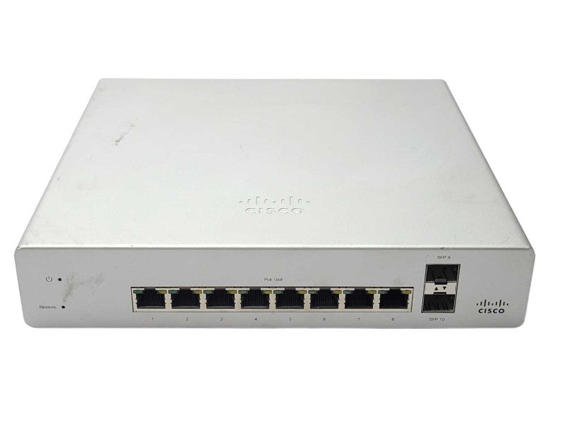 Meraki Cisco MS220-8P-HW 8-Port Gigabit PoE Switch UNCLAIMED _