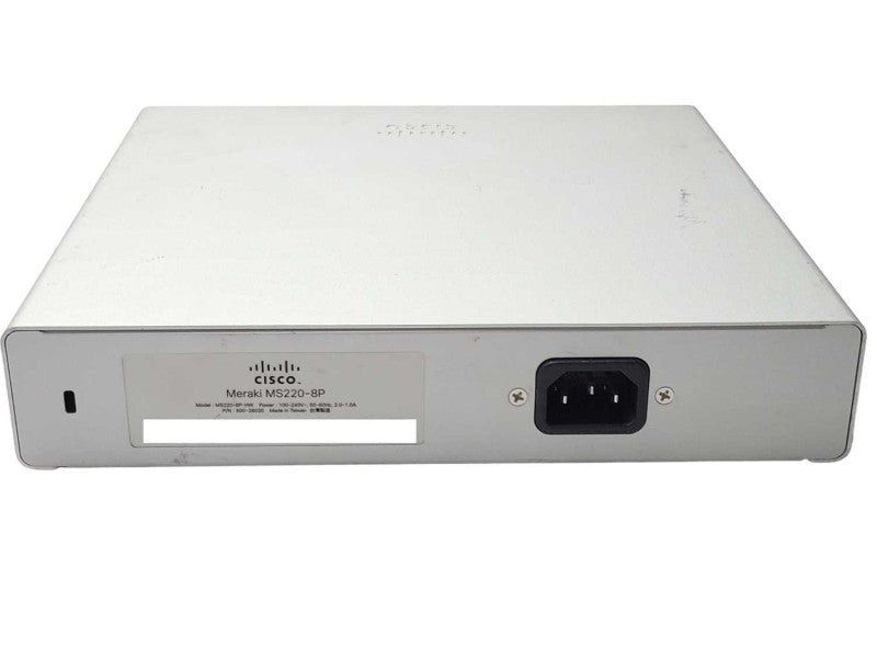 Meraki Cisco MS220-8P-HW 8-Port Gigabit PoE Switch UNCLAIMED _