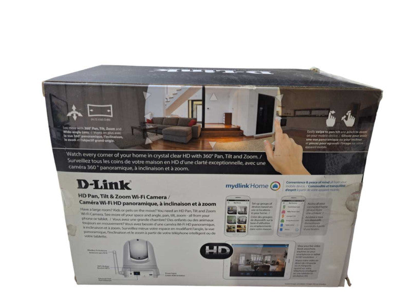 New Open Box | D-Link DCS-5025L | HD Pan Tilt Wireless Security Camera )