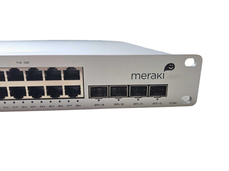 Cisco Meraki MS42P | 48 Port Gigabit PoE Switch | 4x 10G SFP+ | Unclaimed )