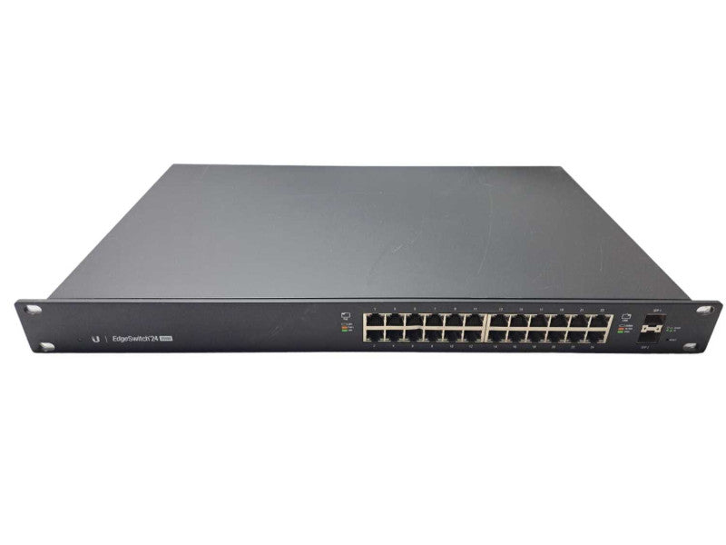 Ubiquiti EdgeSwitch ES-24-250W 24-Port Managed PoE Gigabit Switch *READ* )