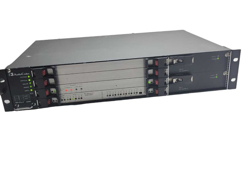 AudioCodes Mediant 3000 2x PSU M3K/TP6310/Scalable /AC, READ _