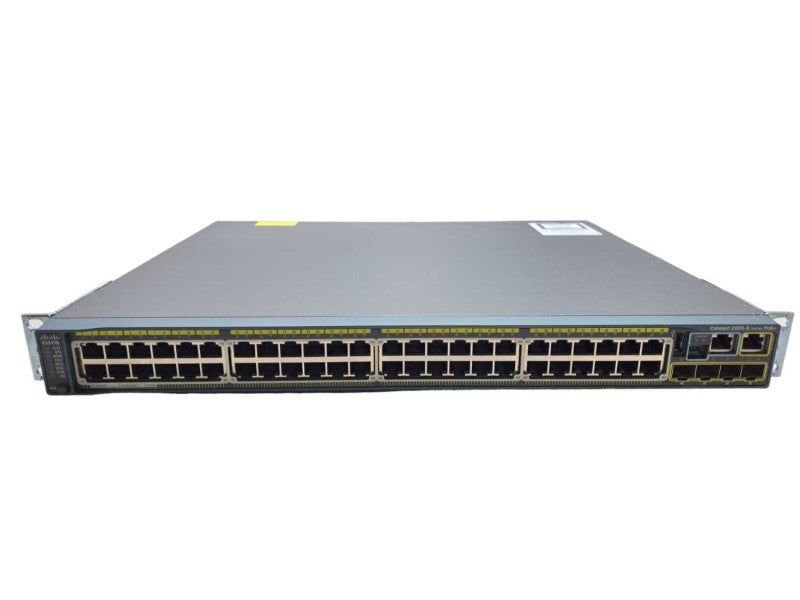 Cisco WS-C2960S-48LPS-L | 48-Port Gigabit PoE+ Managed Switch w/ Stack )
