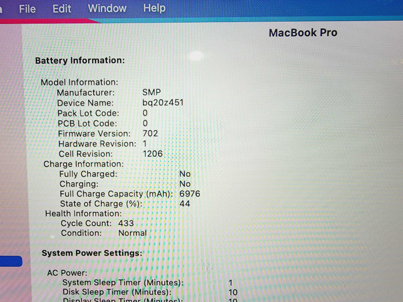 Apple Macbook Pro Retina 2013 15\\" Core i7-4750HQ @ 2.0GHz 8GB DDR3 250GB SSD [Read] (
