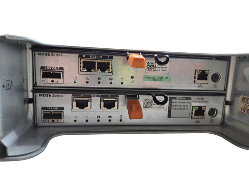 Dell PowerVault MD3620i | iSCSI Storage Array | 2x MD36 Controller | 2x PSU )