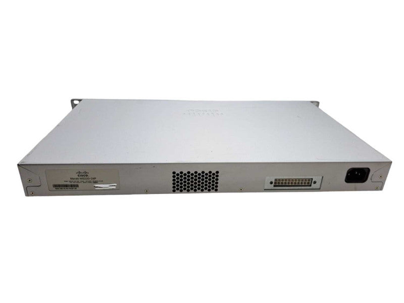 Cisco Meraki MS220-24P | 24-Port Gigabit PoE Switch | 4x SFP | Unclaimed )