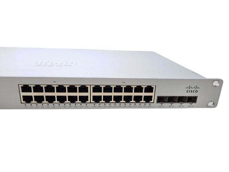 Cisco Meraki MS220-24 | 24 Port Gigabit | 4x SFP Network Switch | Unclaimed )