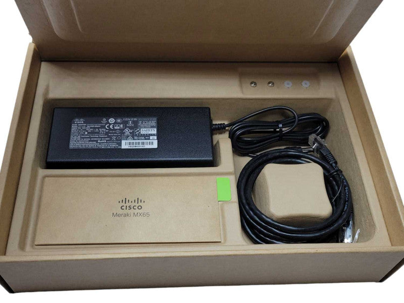 Open-Box Cisco Meraki MX65-HW Wired Router w/ AC Adapter _