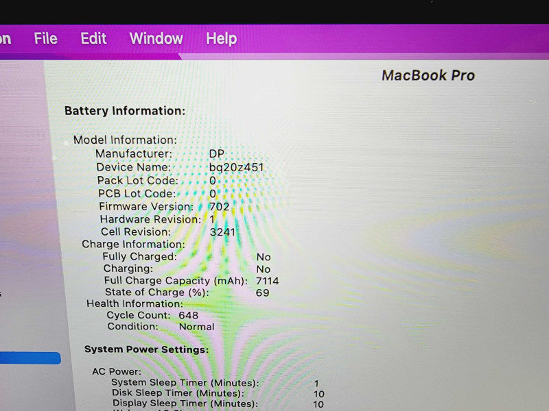 Apple Macbook Pro Retina 2015 15\\" Core i7-4770HQ @ 2.2GHz 16GB DDR3 500GB SSD (