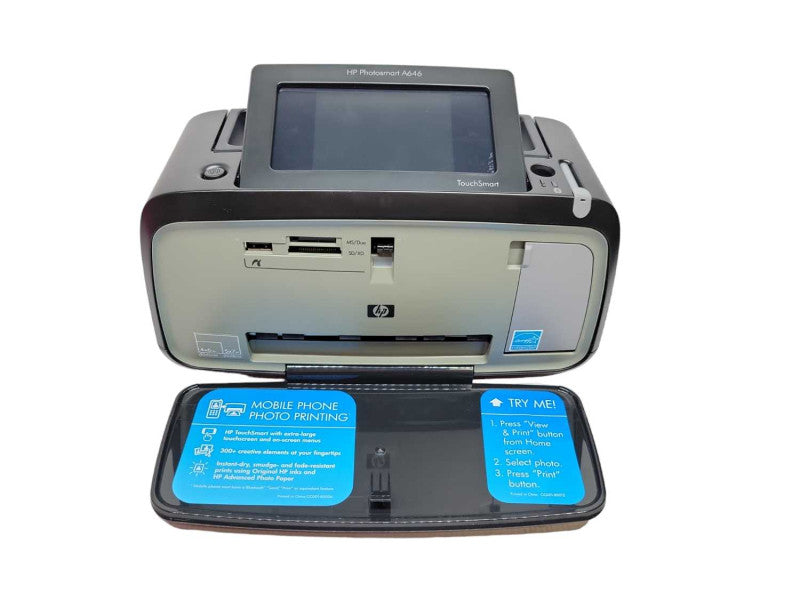 HP Photosmart A646 Digital Photo Inkjet Bluetooth Printer Touch Smart  %