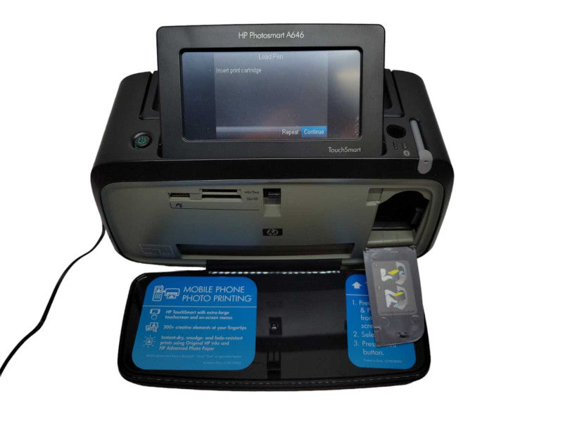 HP Photosmart A646 Digital Photo Inkjet Bluetooth Printer Touch Smart  %