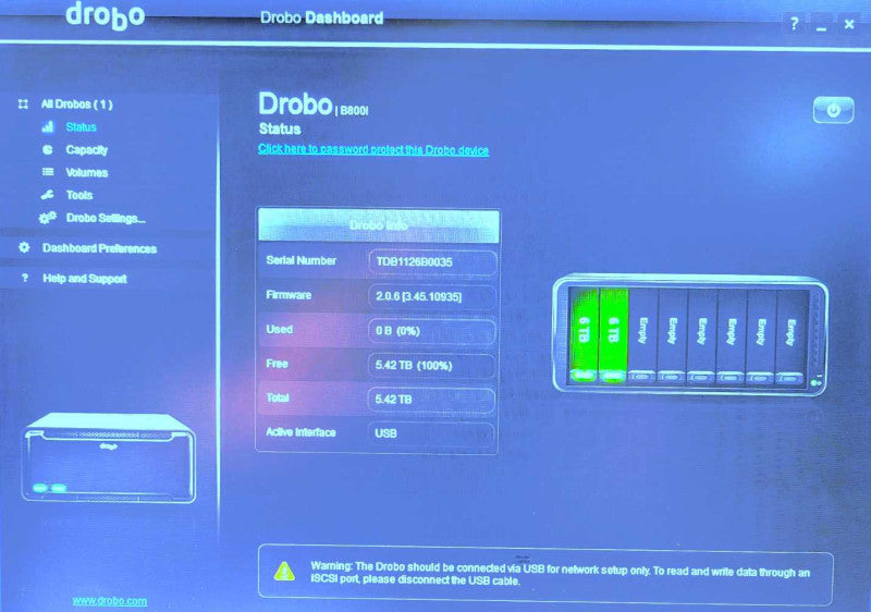 Data Robotics Drobo B800i 8-Bay NAS (READ) %