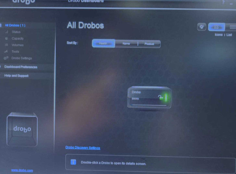 Data Robotics Drobo B800i 8-Bay NAS (READ) %