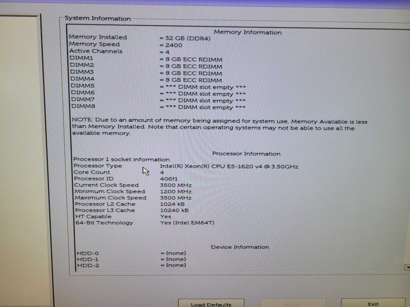 Dell Precision T5810 - Xeon E5-1620 v4 | 32GB RAM | QUADRO M2000 %